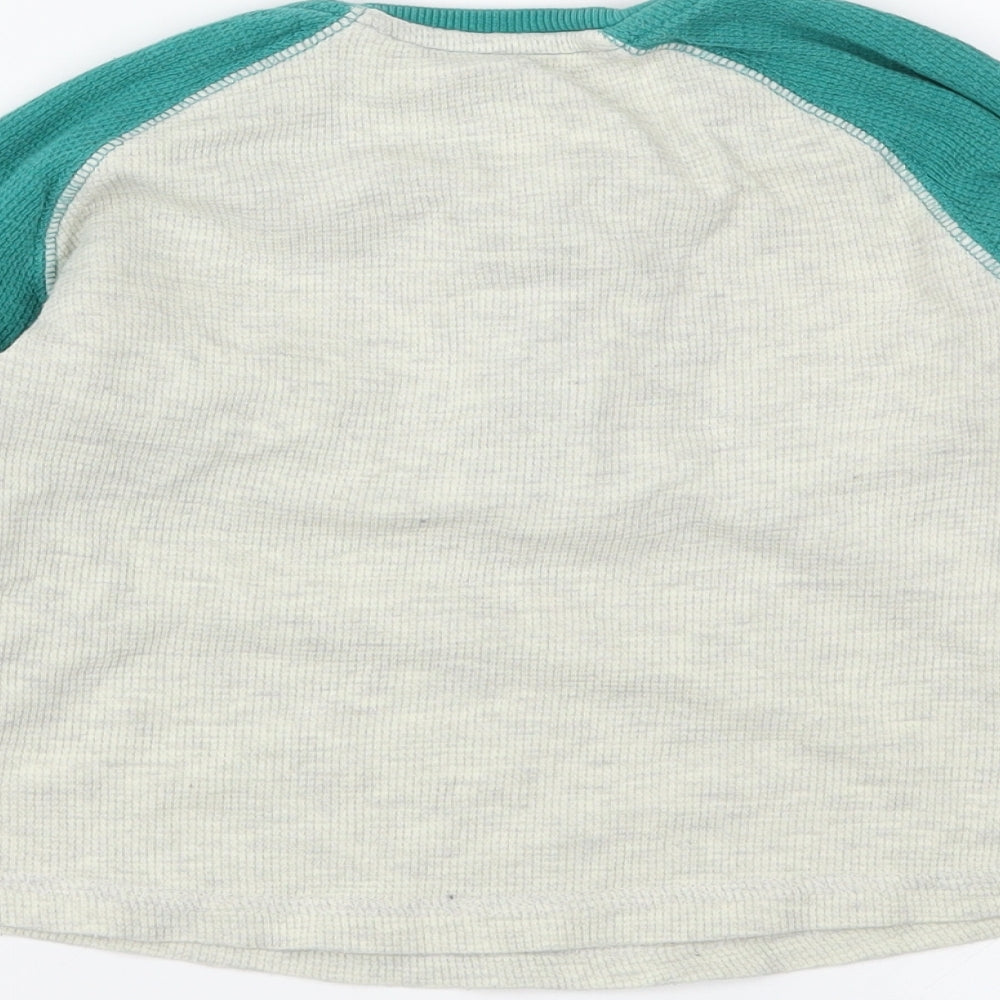 Next  Boys Ivory Striped   Pyjama Top Size 2-3 Years