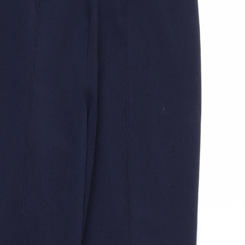 Bonmarché Womens Blue   Trousers  Size 10 L27 in - Stretch waistband