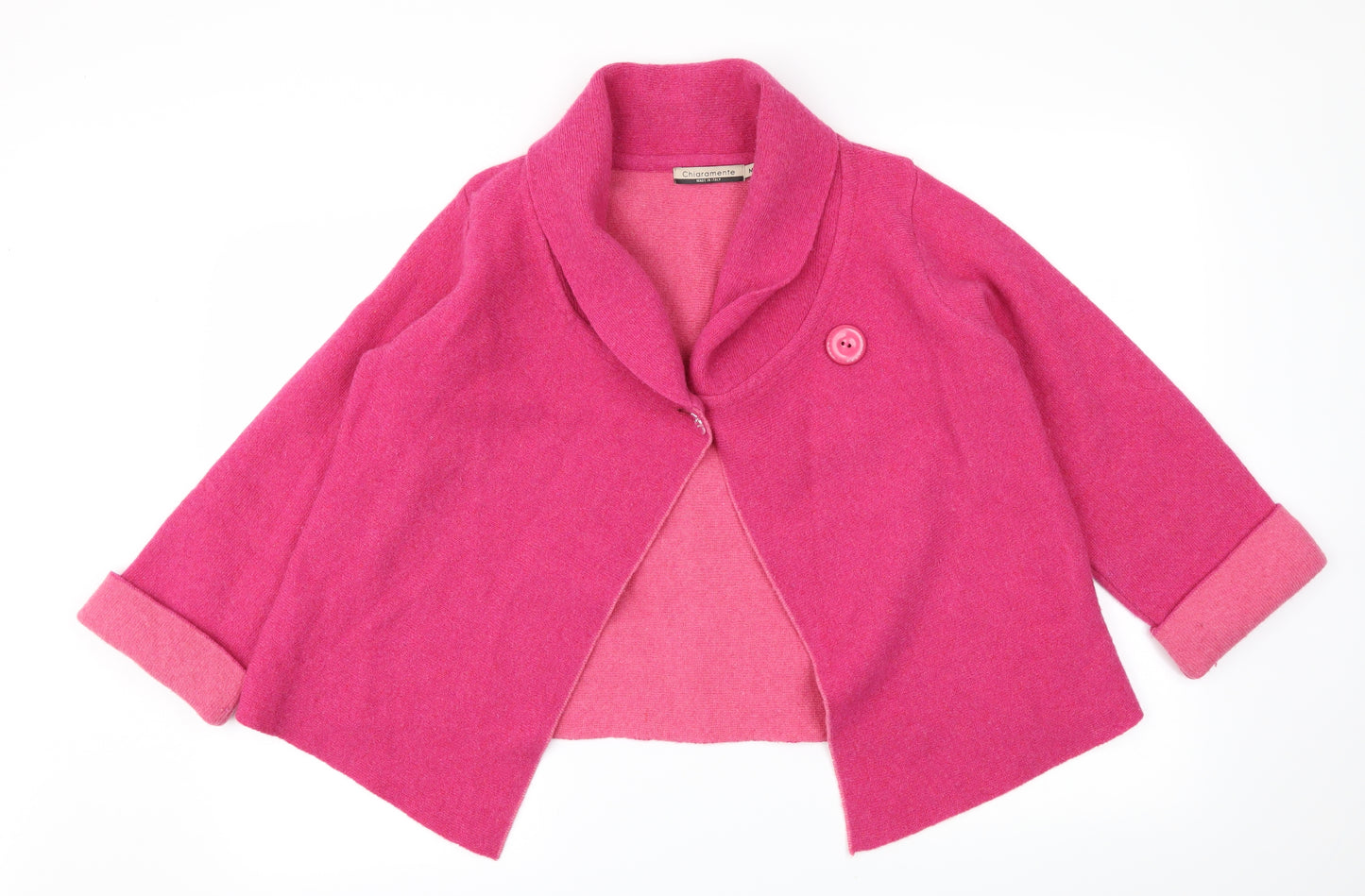 Chiaramente Womens Pink   Cardigan Jumper Size M