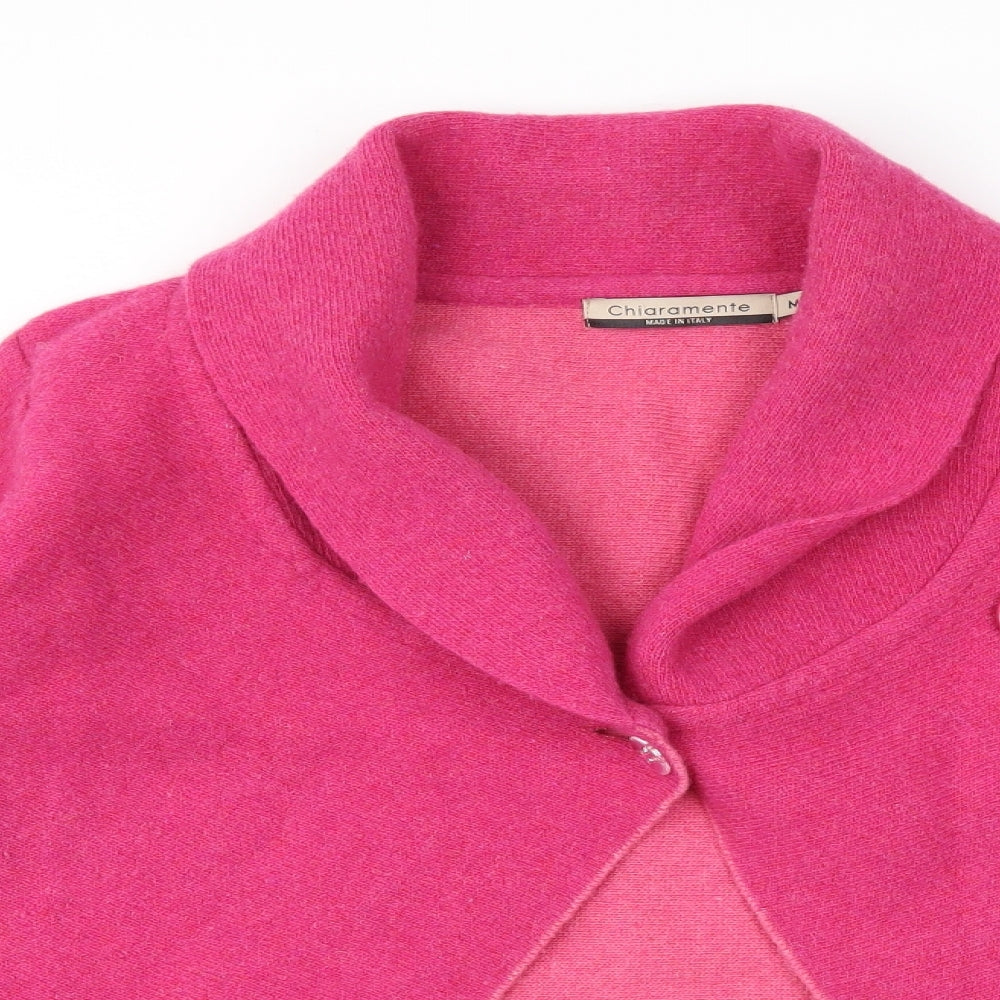 Chiaramente Womens Pink   Cardigan Jumper Size M