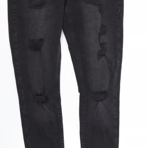 DENIM &CO  Womens Black   Skinny Jeans Size 8 L29 in