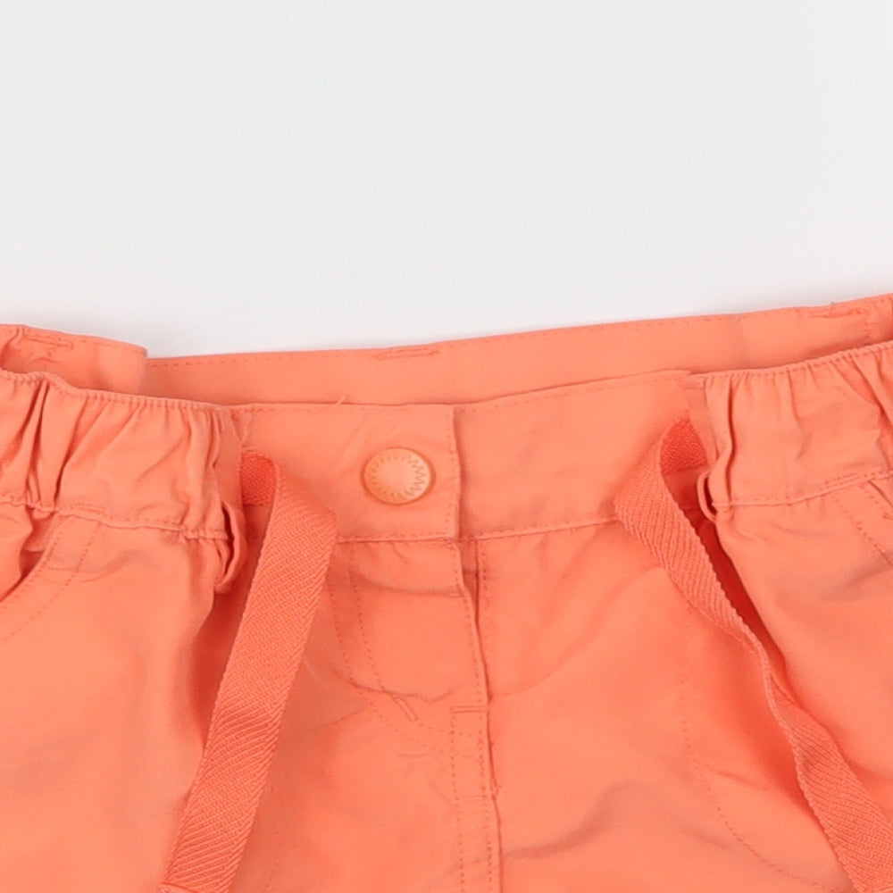 pepperts Girls Orange   Sweat Shorts Size 5-6 Years