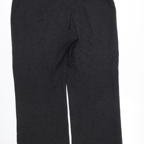 M&S Womens Grey   Trousers  Size 14 L27 in