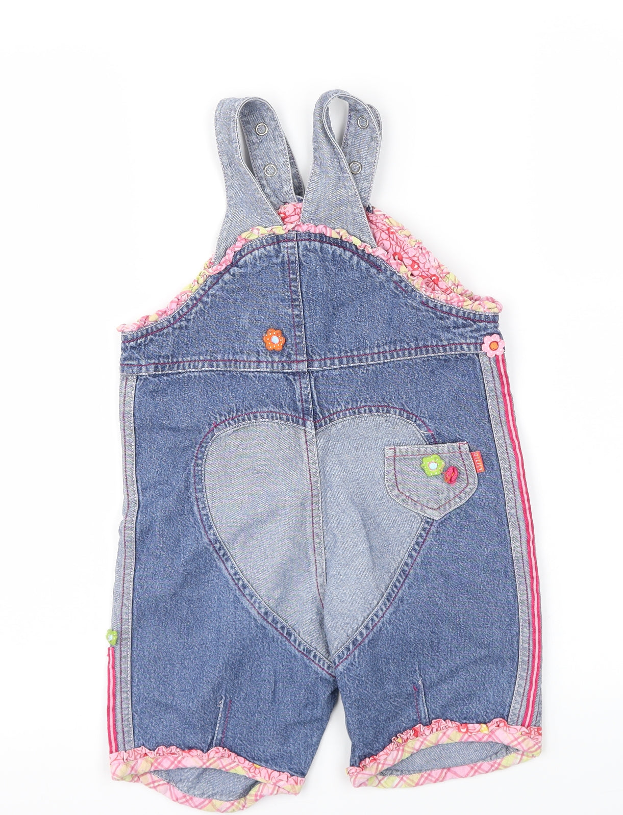 Oilily  Blue Animal Print  Dungaree One-Piece Size 18-24 Months