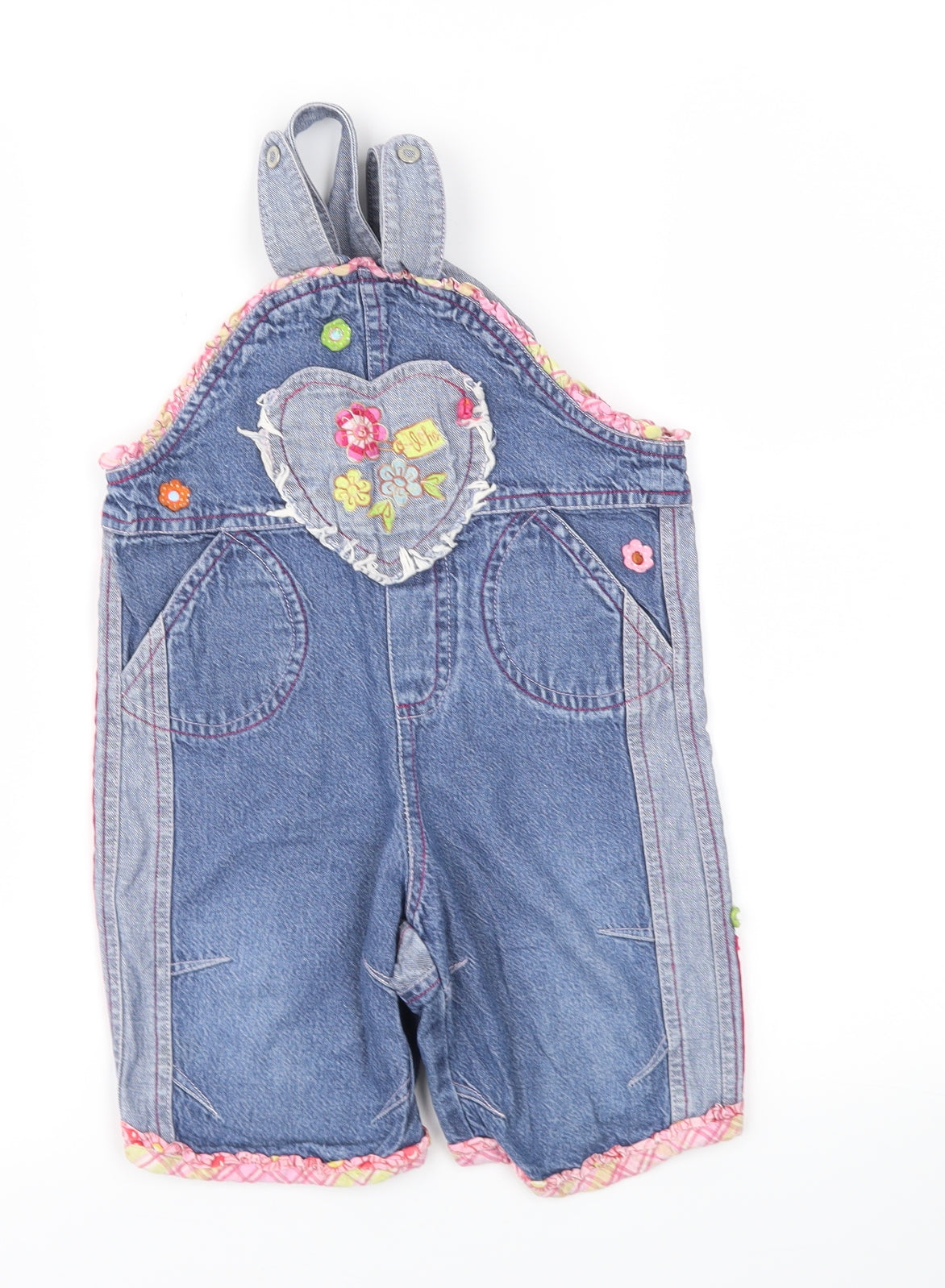 Oilily  Blue Animal Print  Dungaree One-Piece Size 18-24 Months