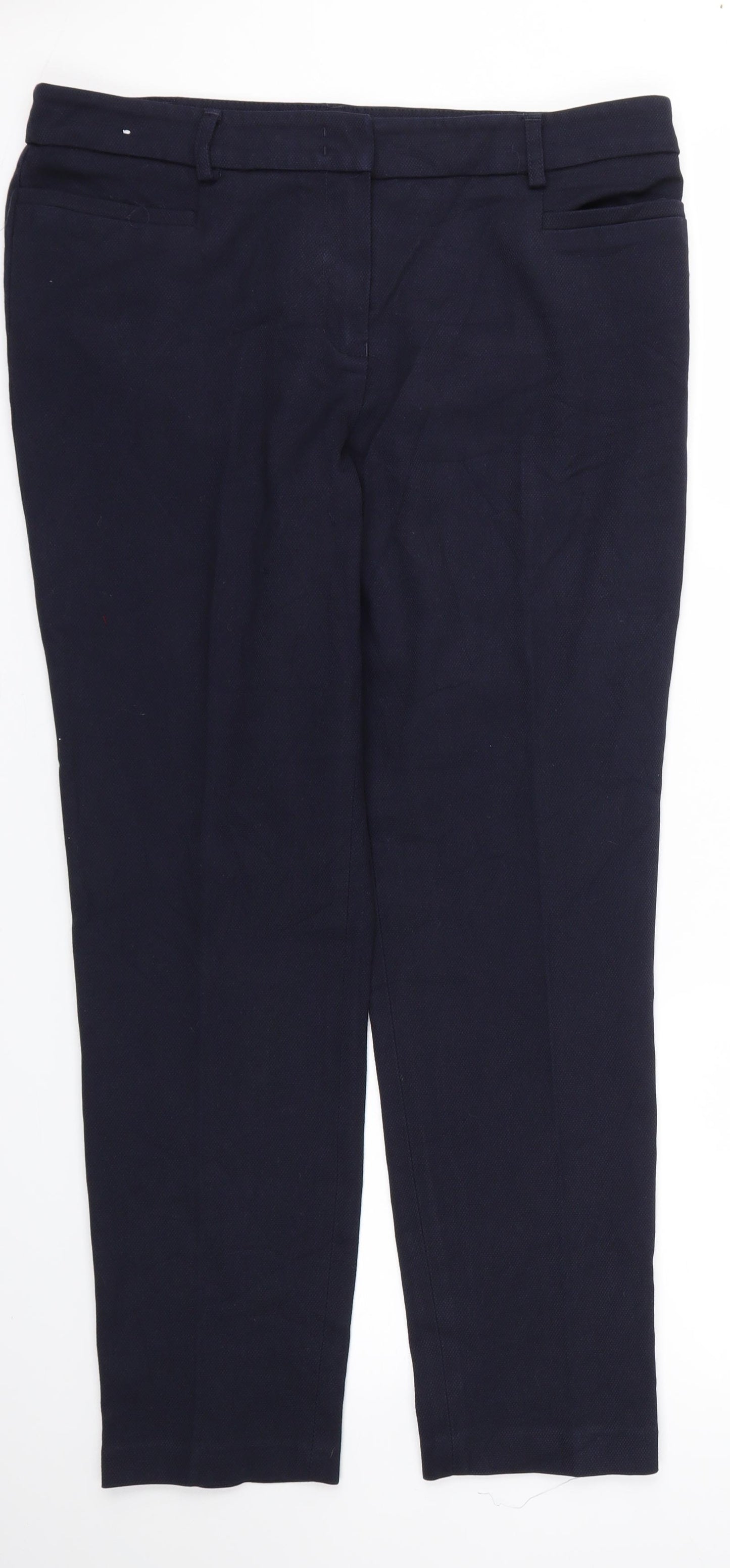 Next  Womens Blue   Trousers  Size 12 L27 in
