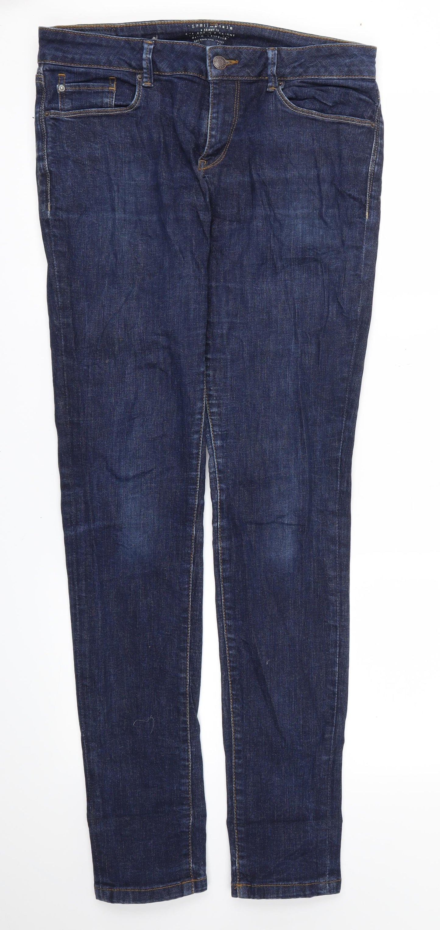 Preworn Womens Blue   Skinny Jeans Size 32 L33 in