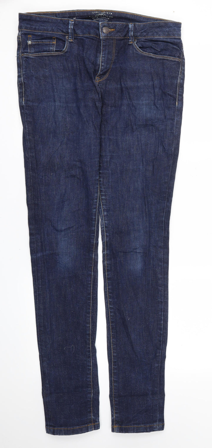 Preworn Womens Blue Skinny Jeans Size 32 L33 in