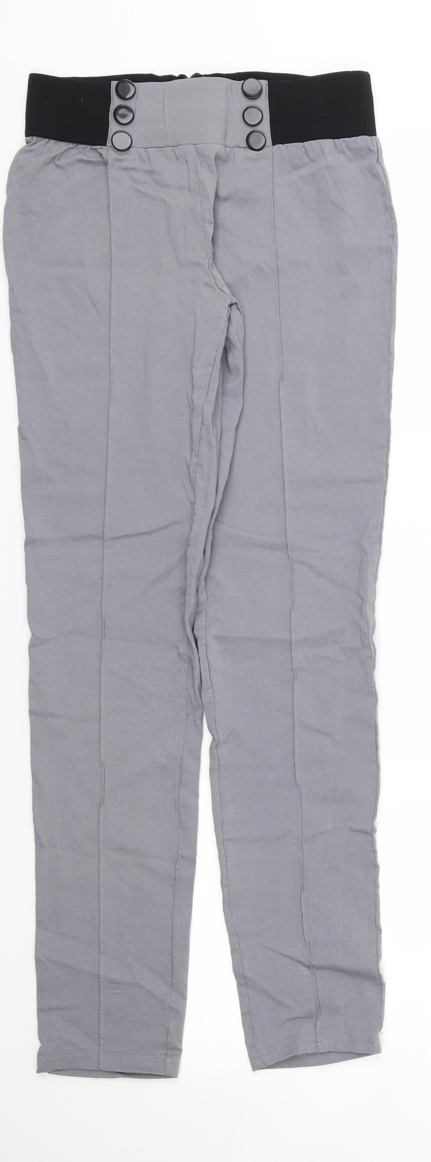 Zanzea Womens Grey   Trousers  Size 8 L27 in