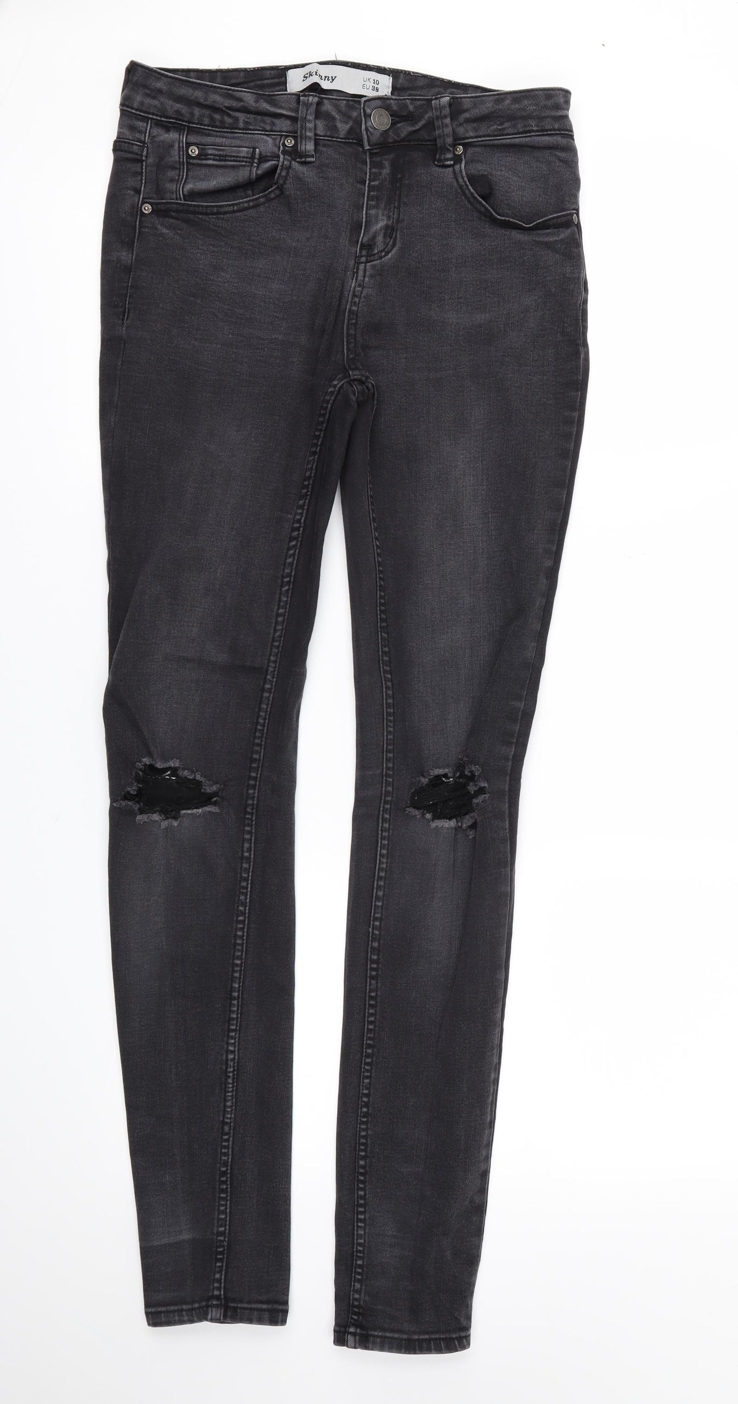 New Look Womens Black   Skinny Jeans Size 10 L31 in