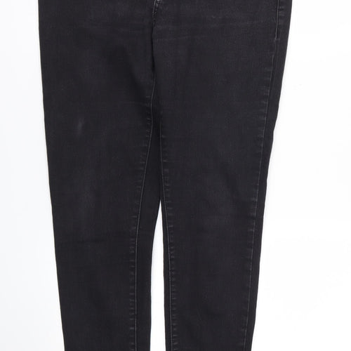 Denim & Co. Womens Black   Skinny Jeans Size 16 L28 in