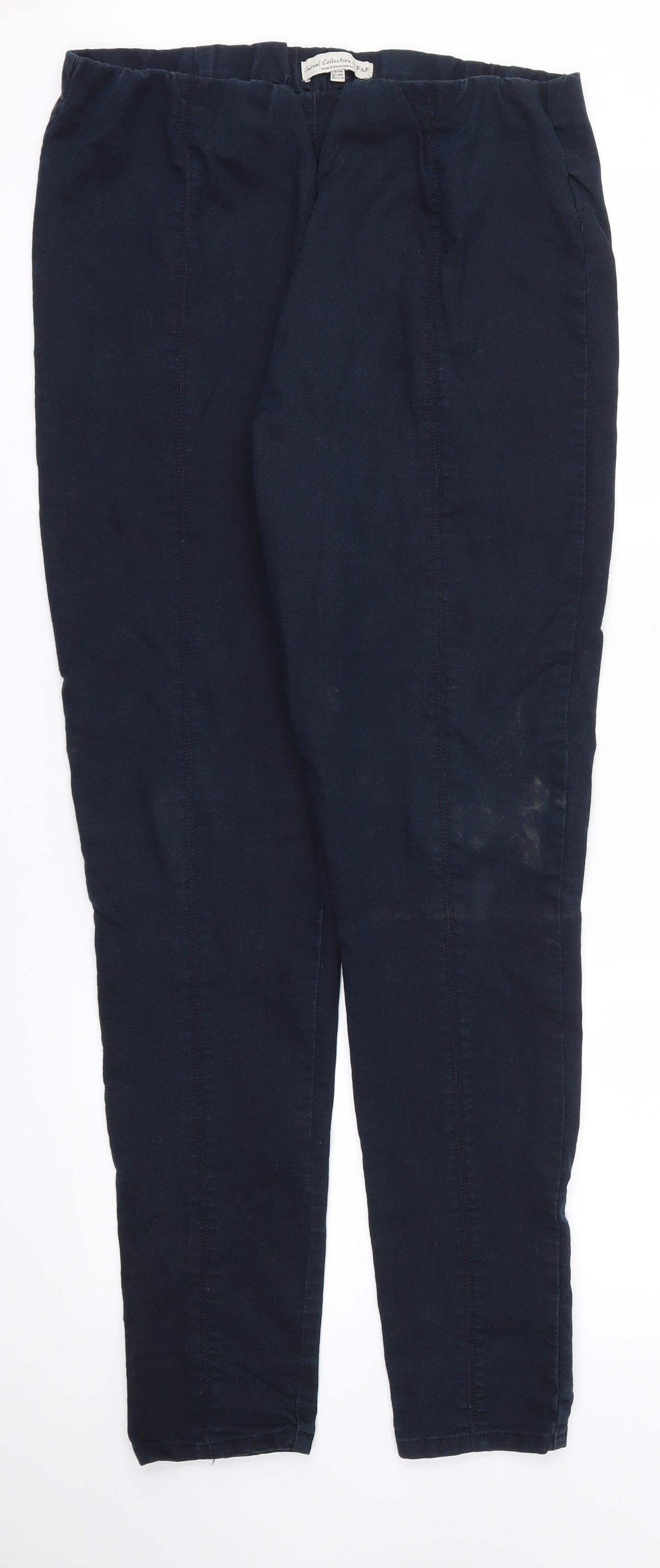 F&F Womens Blue   Skinny Jeans Size 14 L29 in