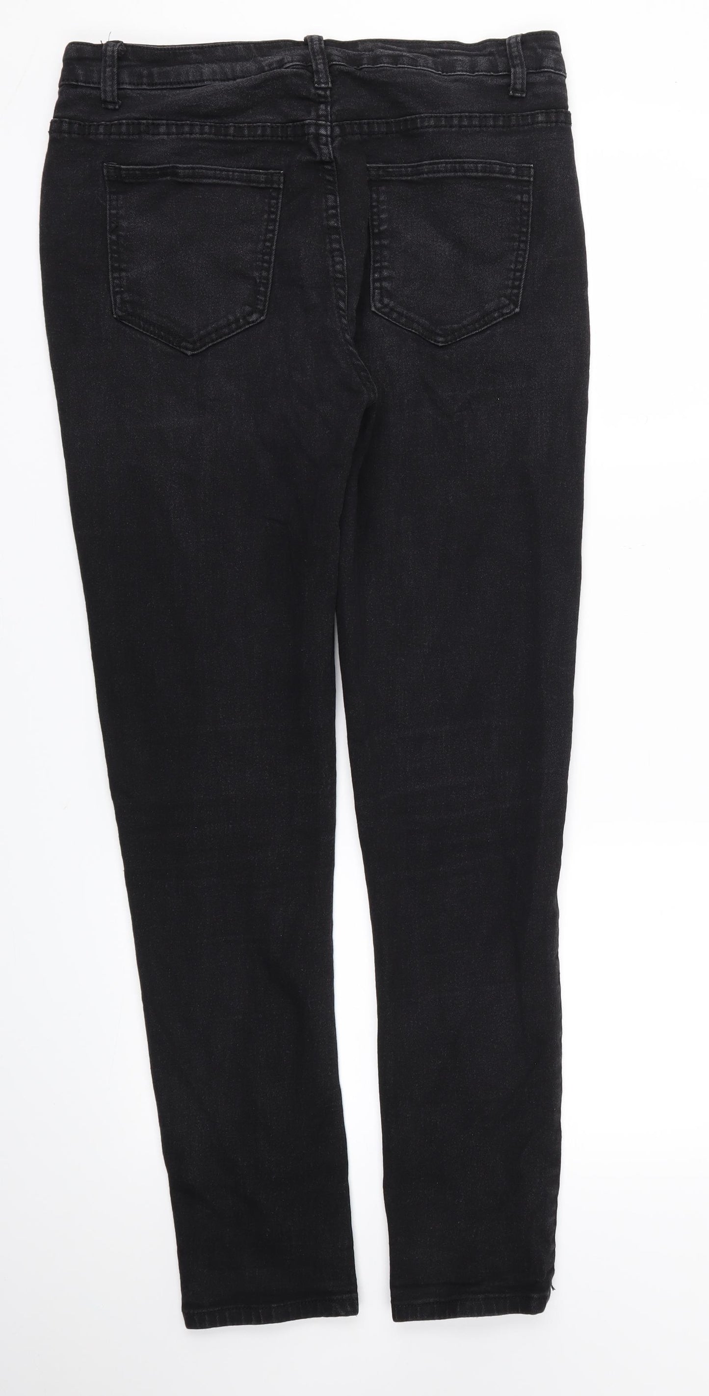 Boohoo Womens Black   Skinny Jeans Size 14 L29 in