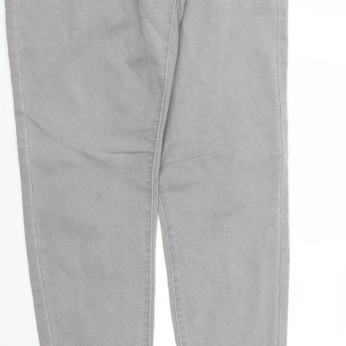 Denim & Co. Womens Grey   Skinny Jeans Size 10 L29 in