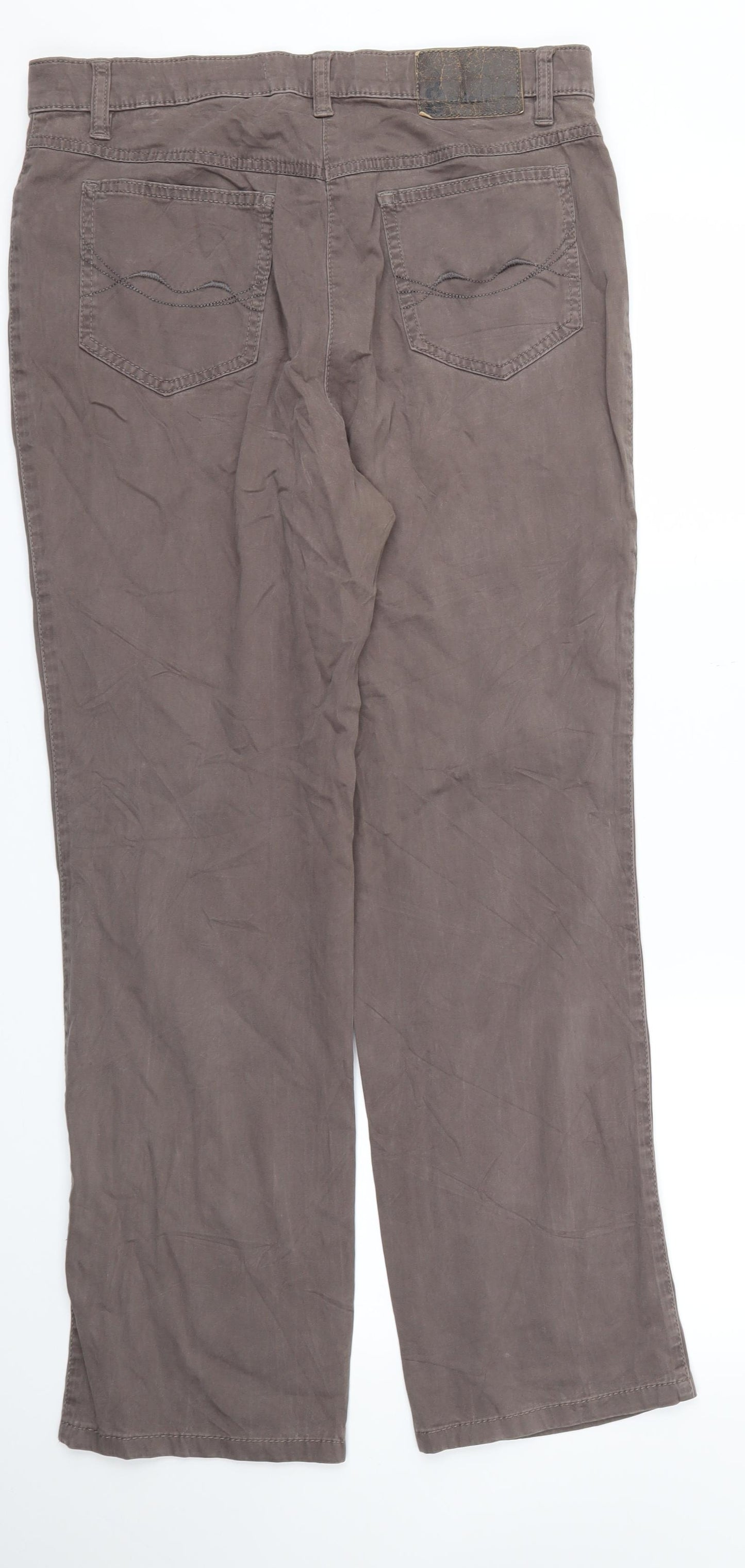 GARDEUR Womens Brown   Straight Jeans Size 14 L29 in