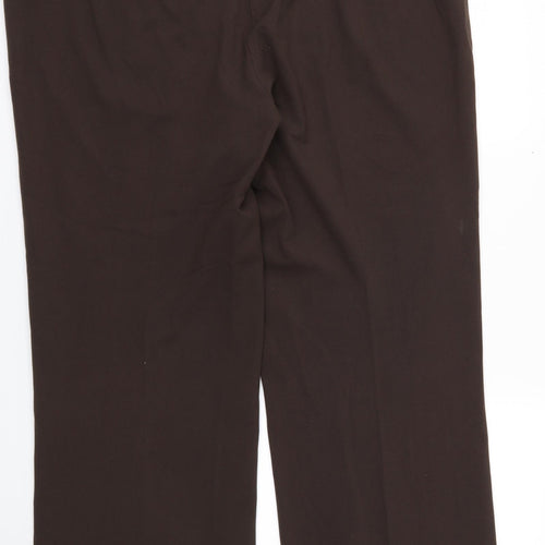 Mia Moda Womens Brown   Trousers  Size 20 L27 in