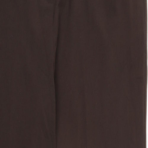 Mia Moda Womens Brown   Trousers  Size 20 L27 in