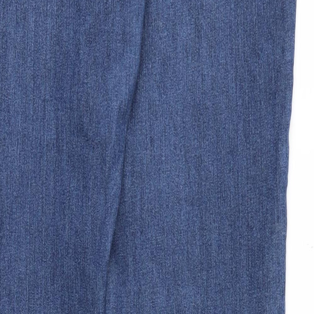 Wallis Womens Blue   Straight Jeans Size 10 L32 in