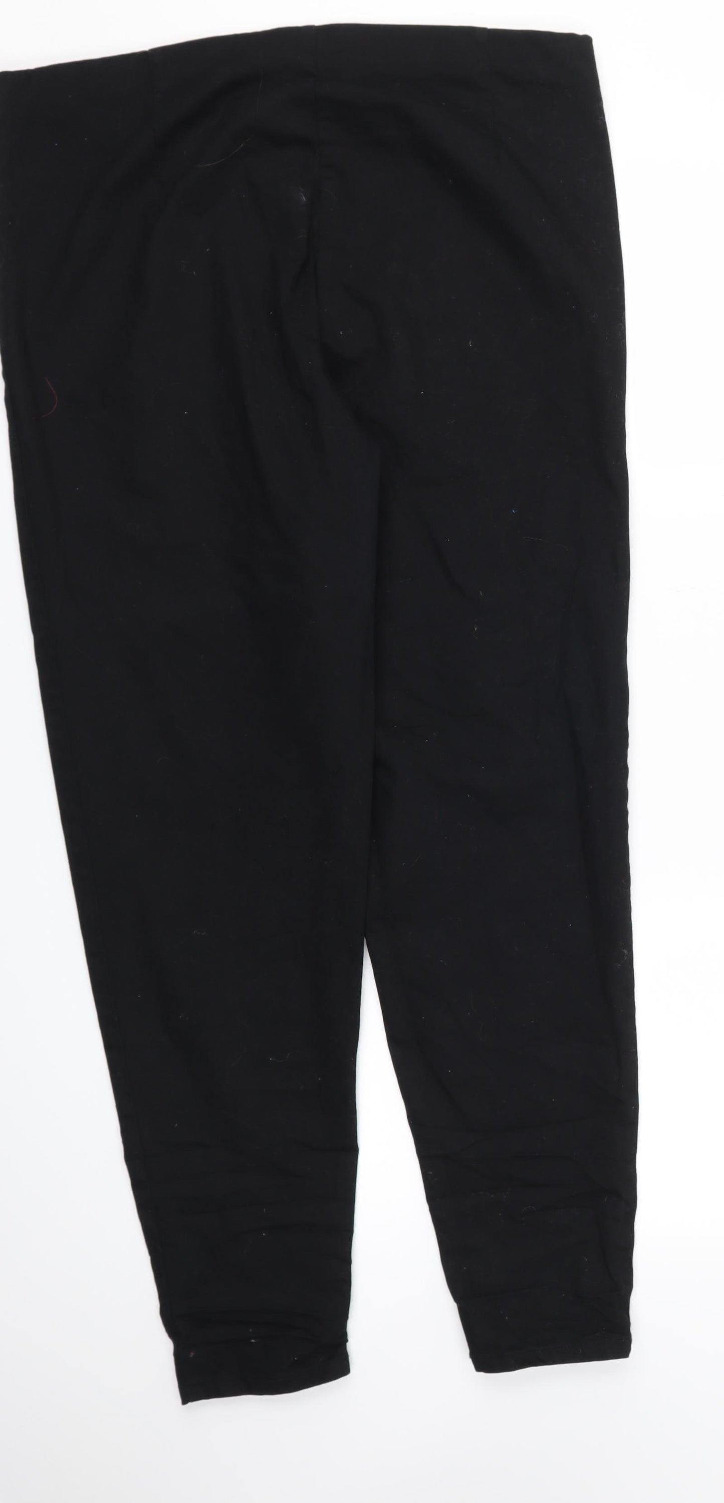 George Womens Black Houndstooth  Trousers  Size 18 L29 in