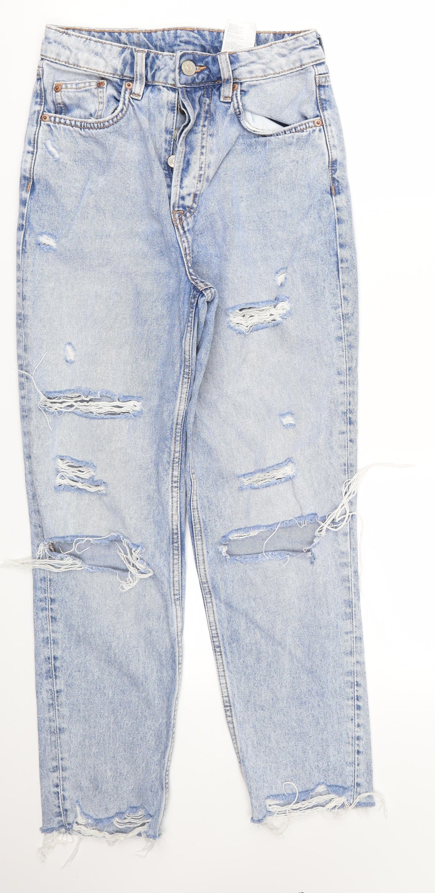 H&M Womens Blue   Skinny Jeans Size 8 L26 in