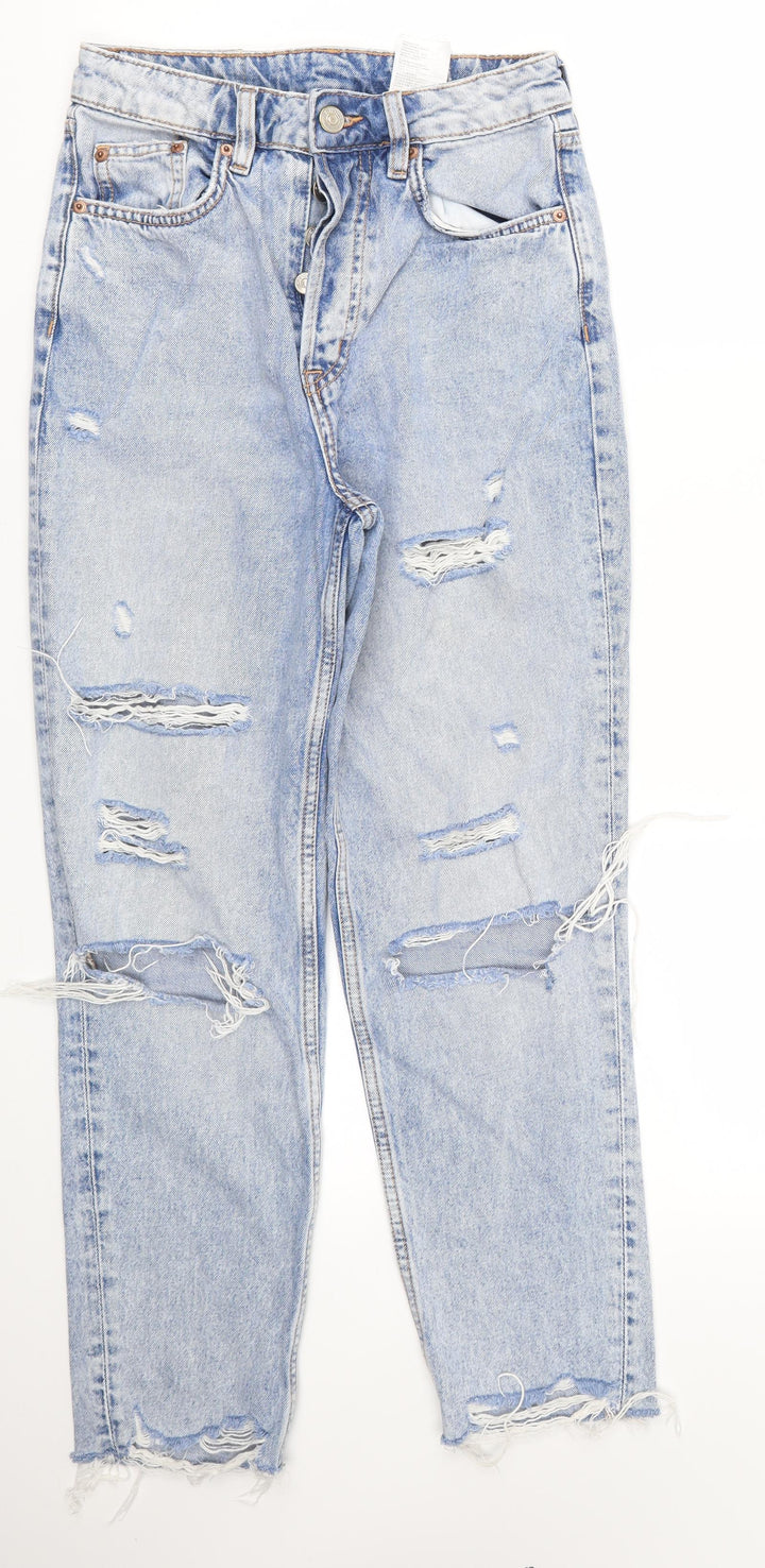 H&M Womens Blue   Skinny Jeans Size 8 L26 in