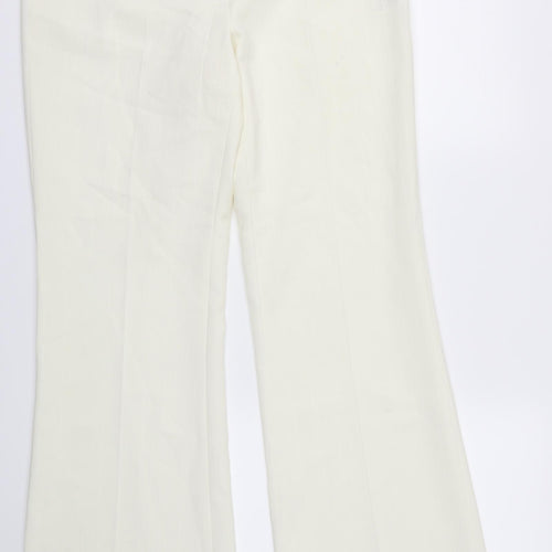 EVIE  Womens Ivory   Trousers  Size 12 L31 in