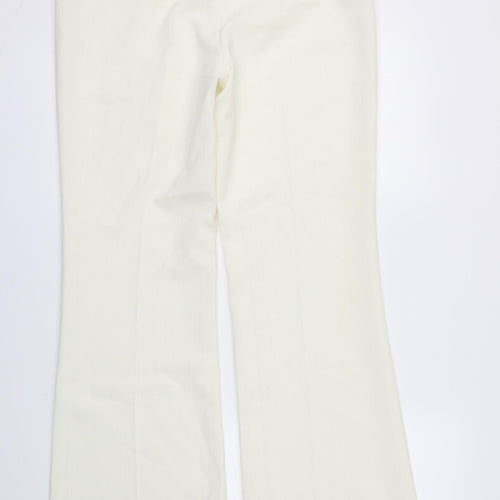 EVIE  Womens Ivory   Trousers  Size 12 L31 in