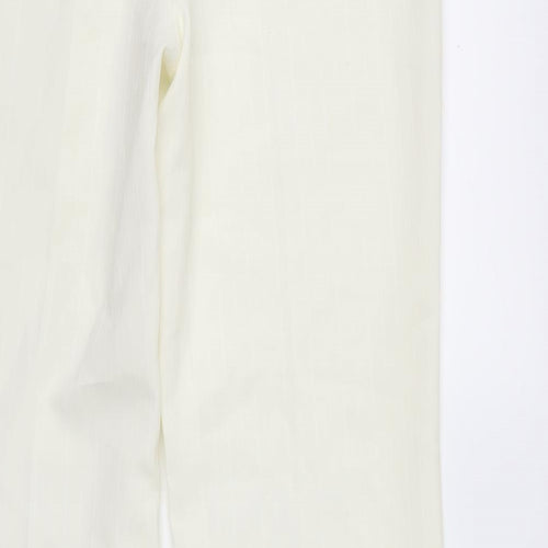 EVIE  Womens Ivory   Trousers  Size 12 L31 in
