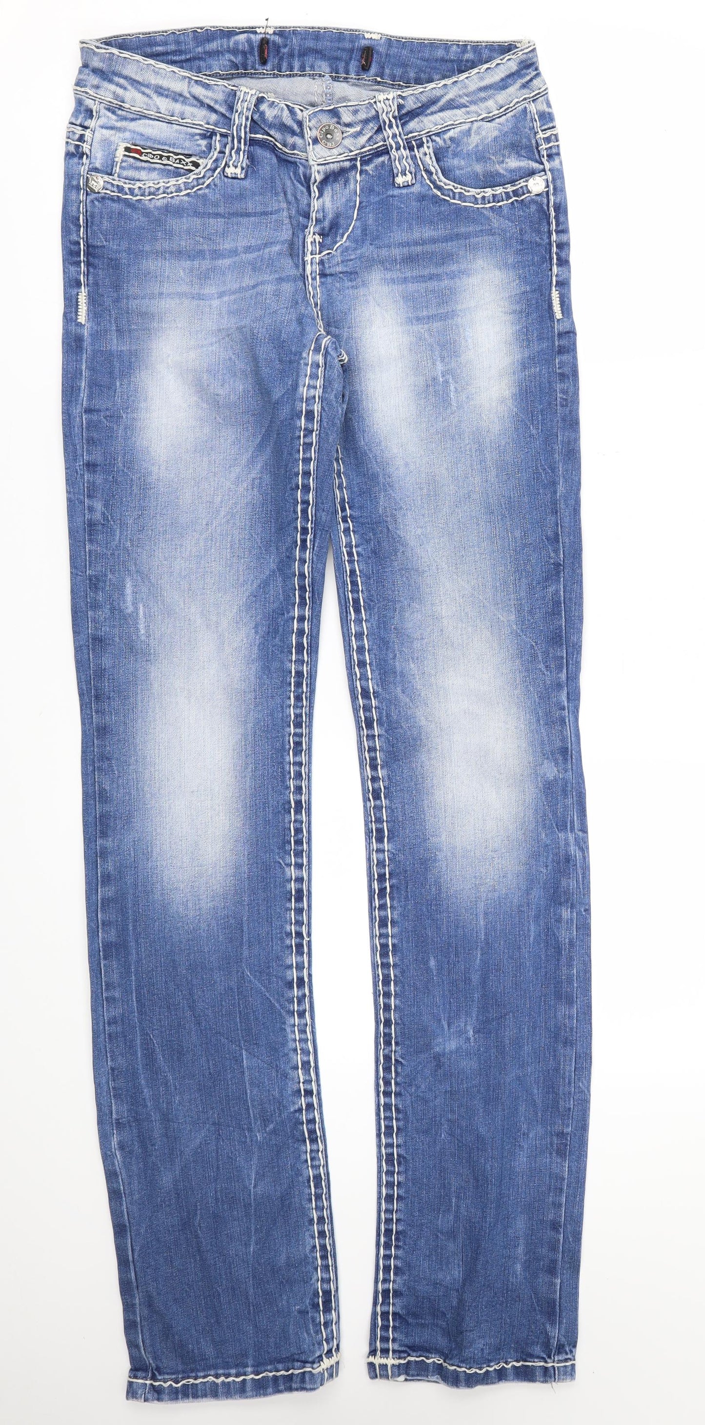 Preworn Womens Blue   Skinny Jeans Size 30 L33 in
