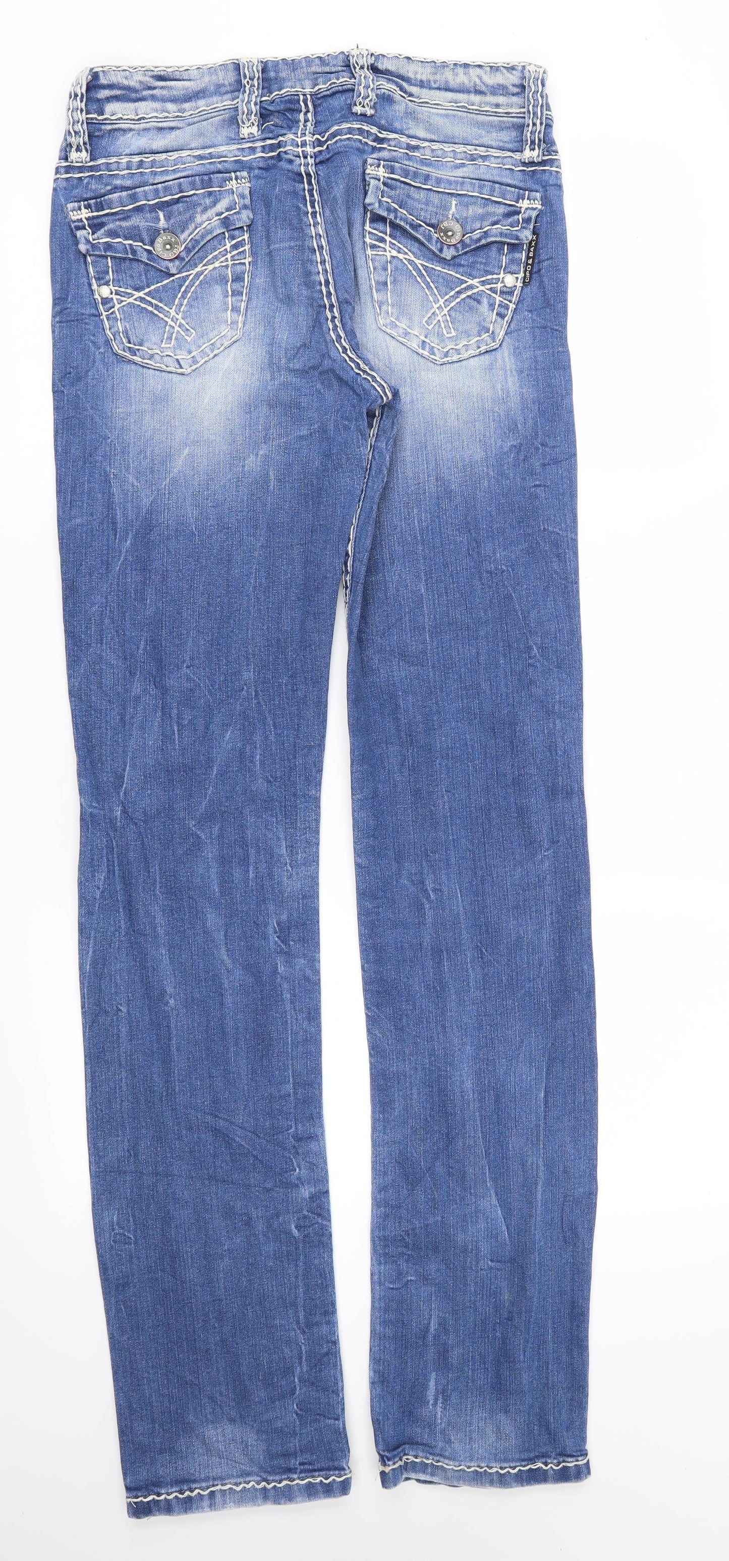 Preworn Womens Blue   Skinny Jeans Size 30 L33 in