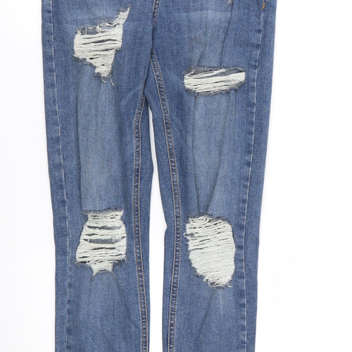 Topshop Womens Blue   Skinny Jeans Size 26 L26 in