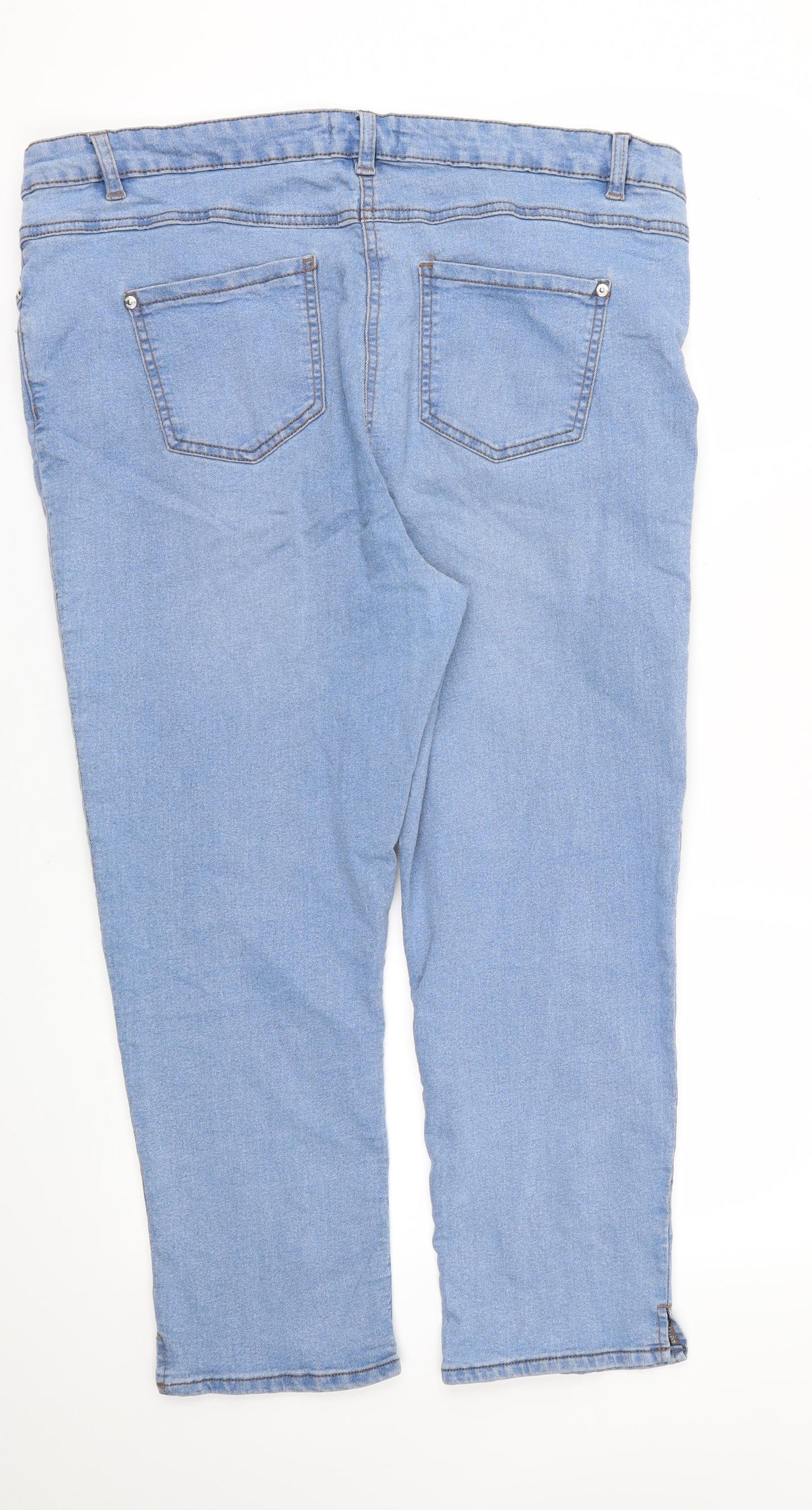 STUDIO  Womens Blue   Skinny Jeans Size 18 L23 in