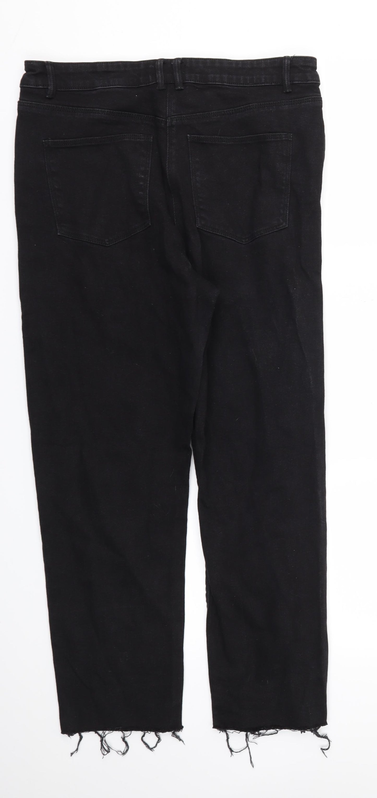 Papaya Womens Black   Skinny Jeans Size 14 L25 in
