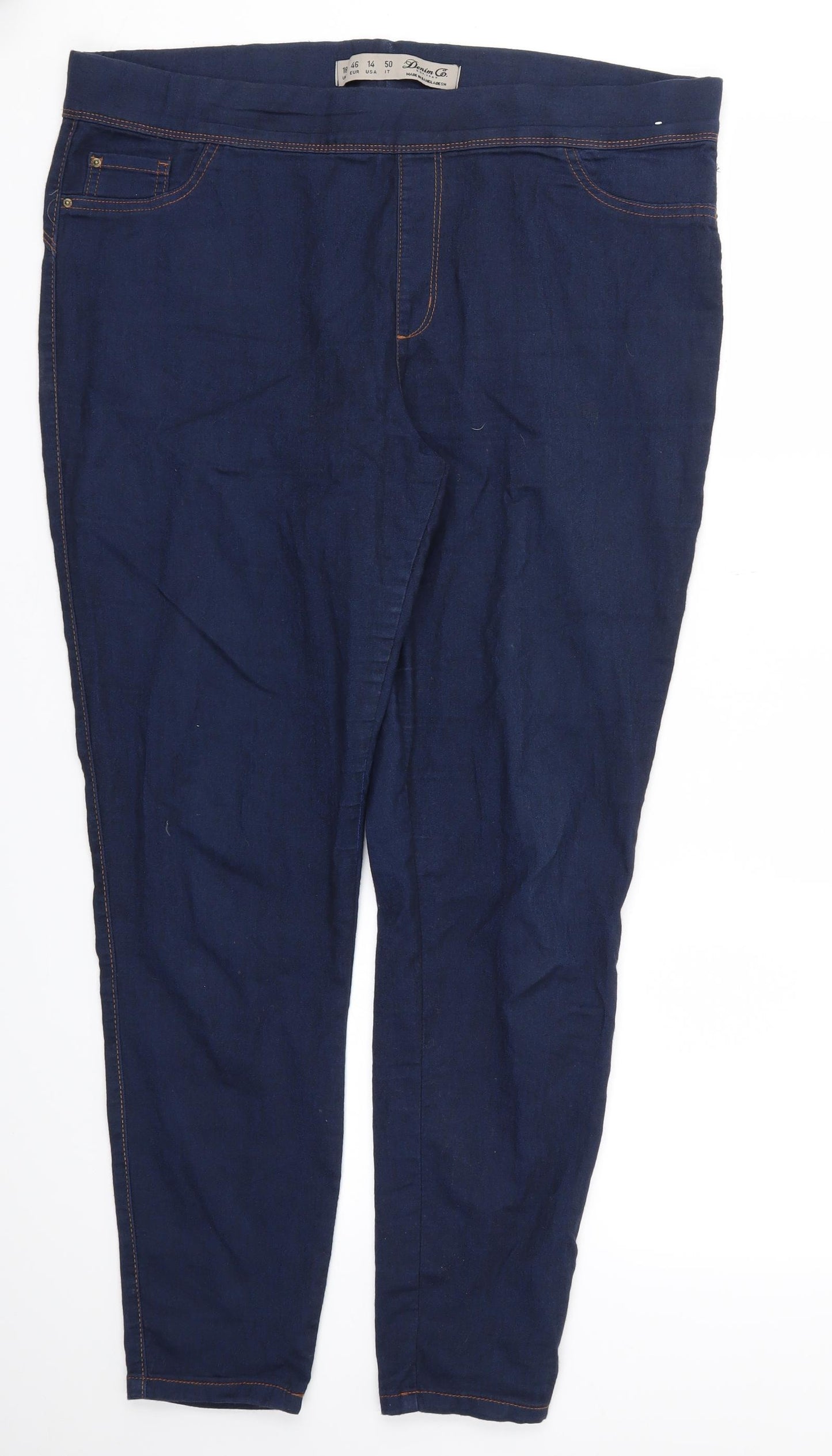 DENIM &CO  Womens Blue   Skinny Jeans Size 18 L27 in