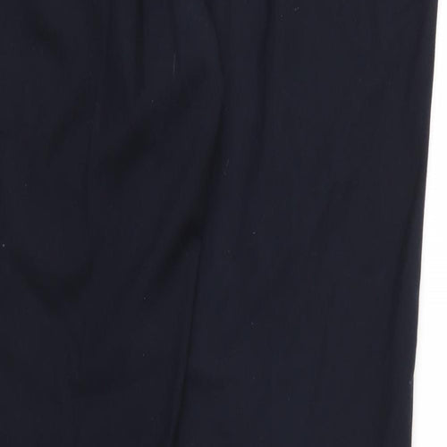 Primark Womens Blue Houndstooth  Trousers  Size 14 L33 in