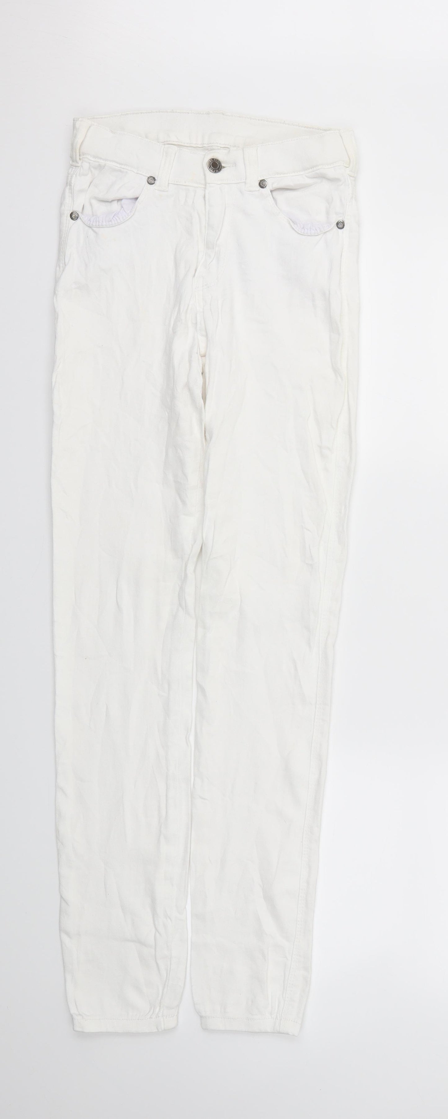 Preworn Womens White   Skinny Jeans Size S L30 in