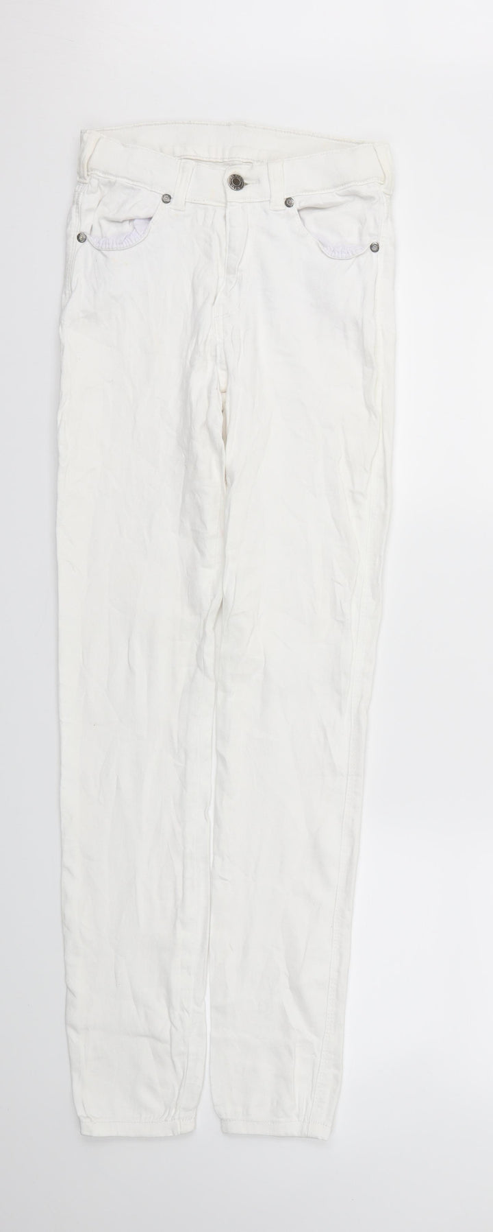 Preworn Womens White   Skinny Jeans Size S L30 in