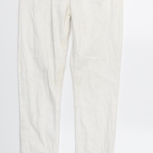 Topshop Womens White   Skinny Jeans Size 26 L32 in