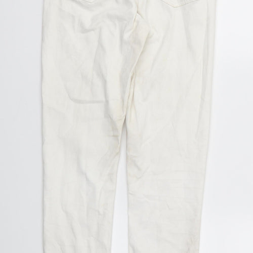 Topshop Womens White   Skinny Jeans Size 26 L32 in