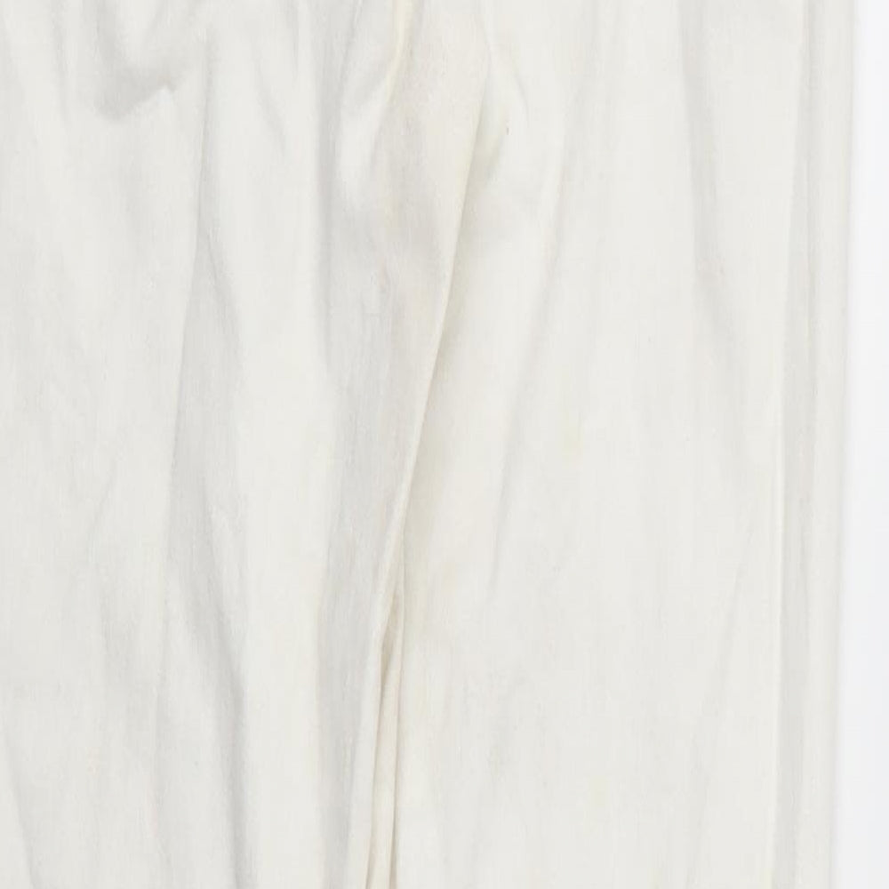 Topshop Womens White   Skinny Jeans Size 26 L32 in