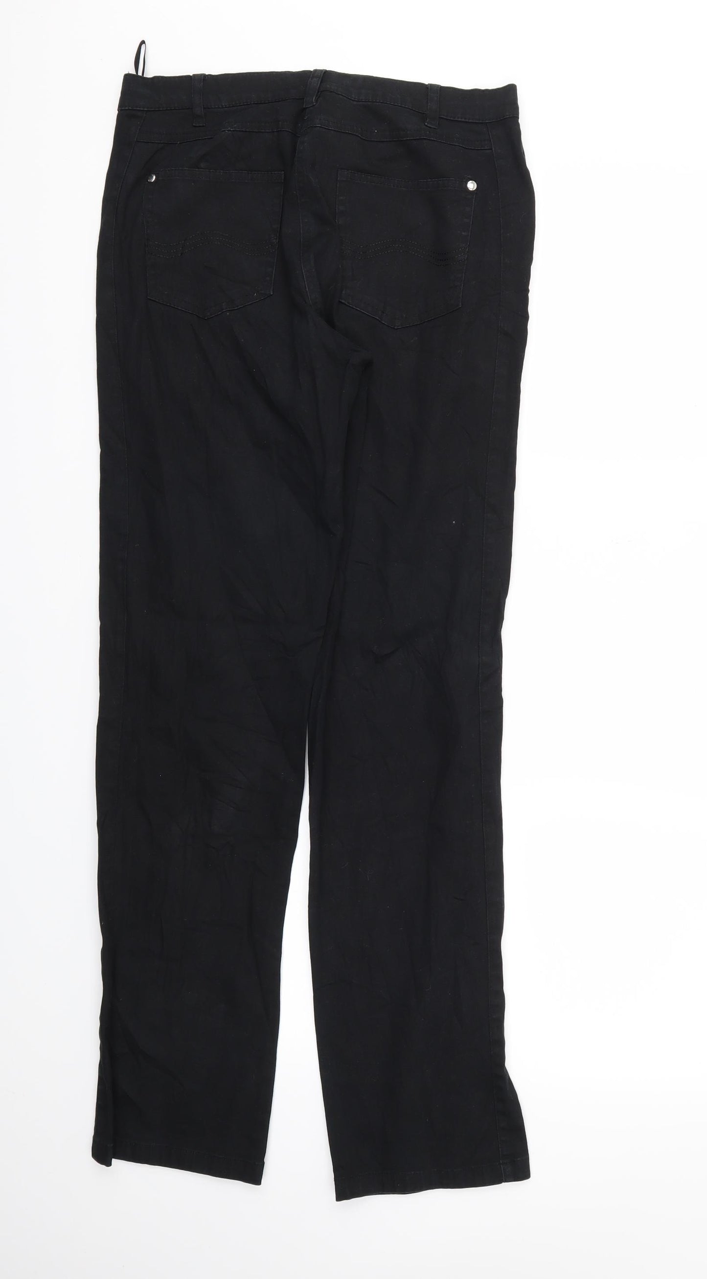 Preworn Womens Black   Skinny Jeans Size 12 L31 in