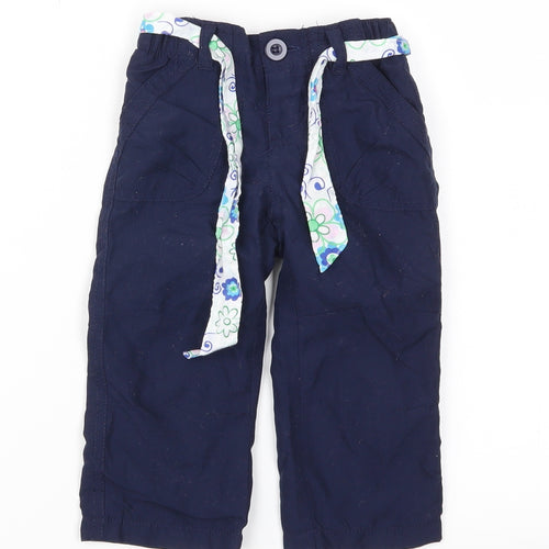 Early Days  Blue   Cargo Trousers Size 9-12 Months