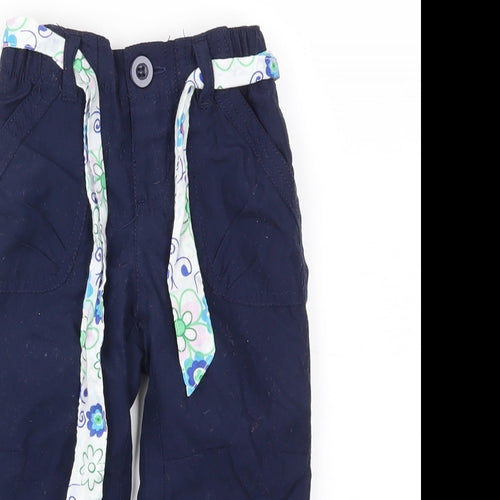 Early Days  Blue   Cargo Trousers Size 9-12 Months