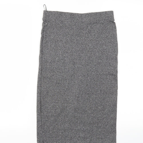 H&M Womens Grey   A-Line Skirt Size S  - Stretch waistband