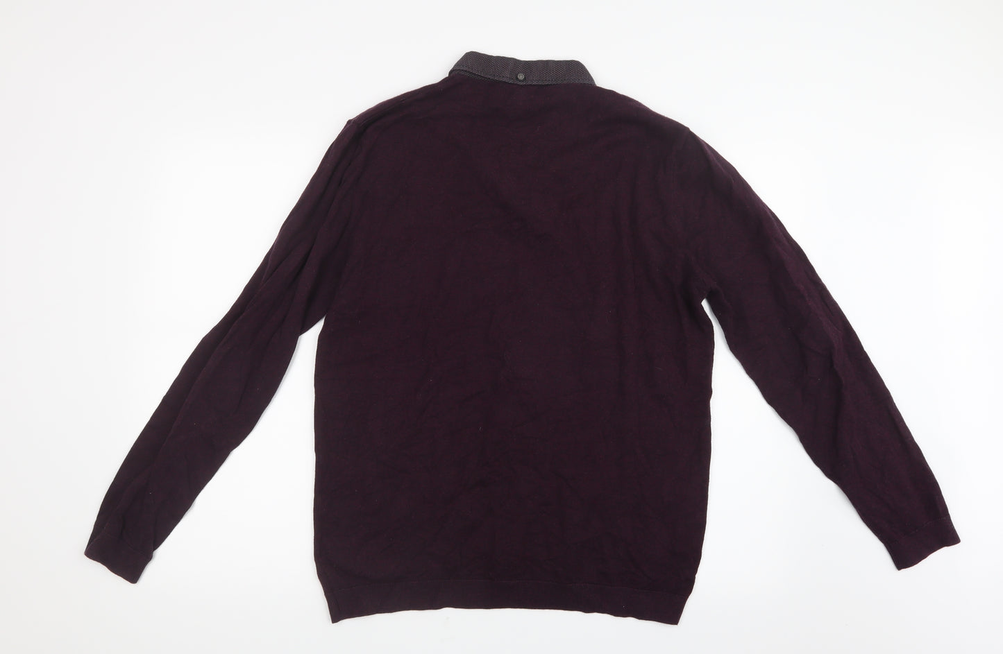 NEXT Mens Purple  Knit  T-Shirt Size L