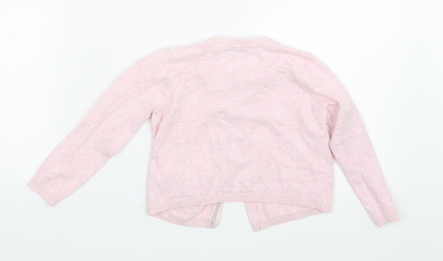 NEXT Girls Pink  Knit Cardigan Jumper Size 2-3 Years