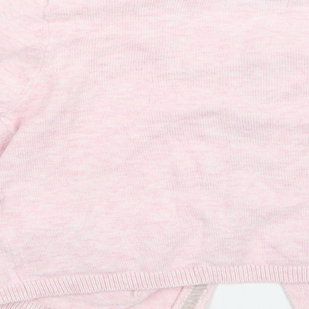 NEXT Girls Pink  Knit Cardigan Jumper Size 2-3 Years