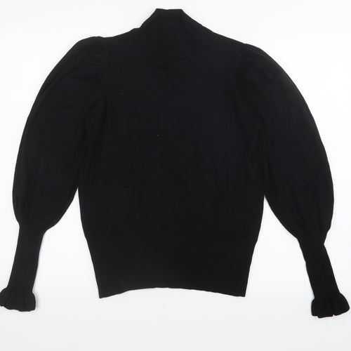 River Island Womens Black  Knit Pullover Jumper Size 12