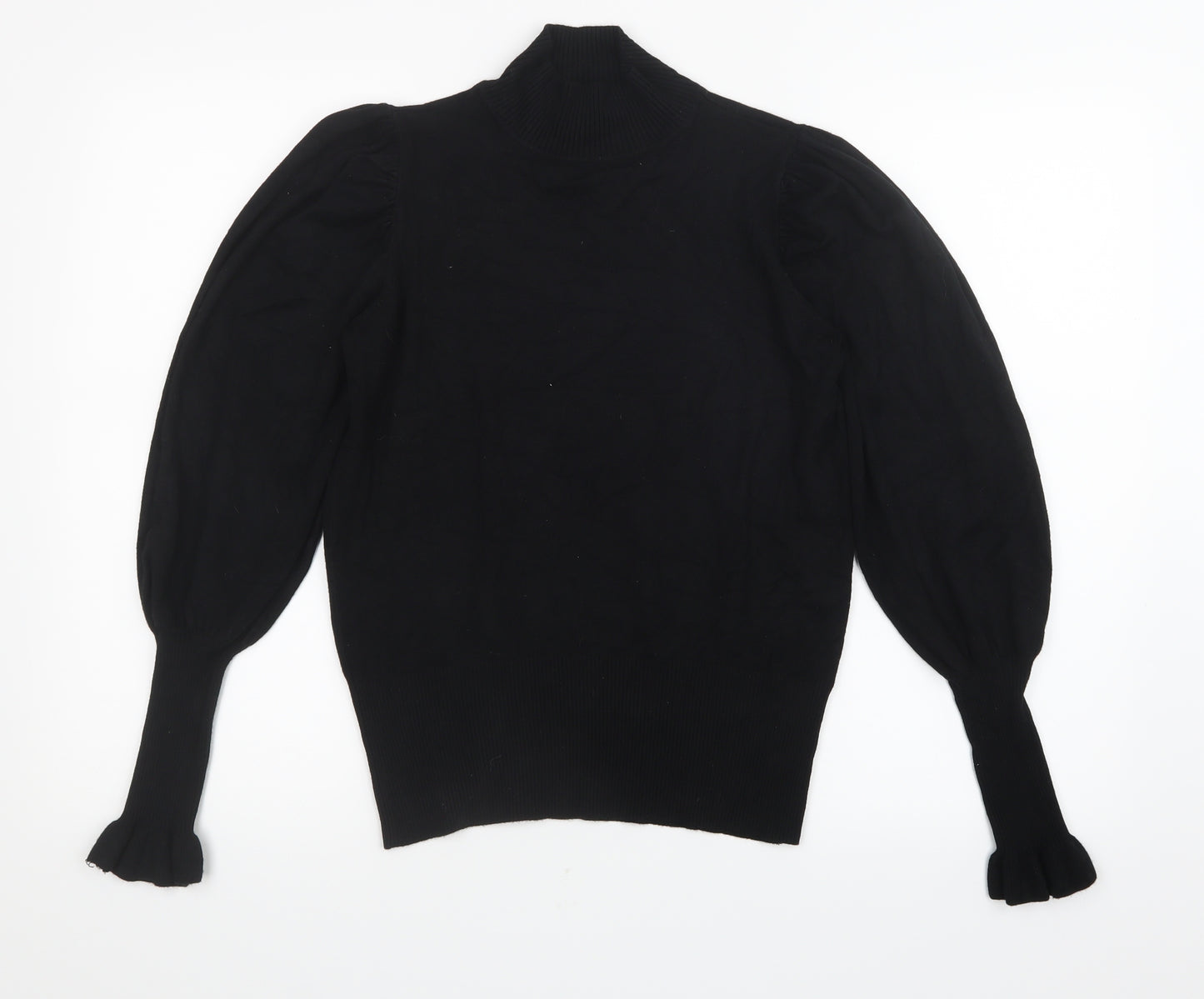 River Island Womens Black  Knit Pullover Jumper Size 12