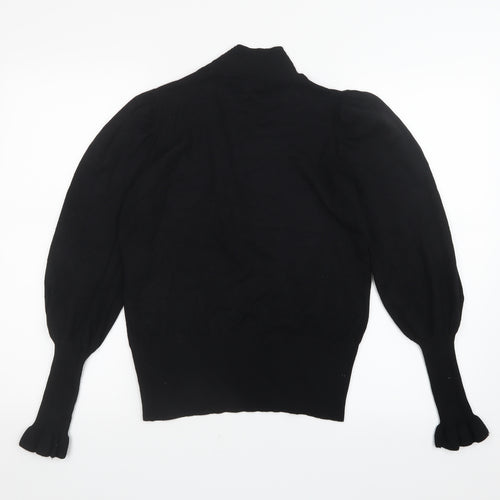River Island Womens Black  Knit Pullover Jumper Size 12